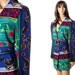 Vintage micro mini sexy dress. Multicolor oversized jacket blazer