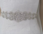 Bridal sash,sash  bridal,bridal sash belt,wedding sash bridal, "AVA"