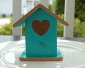 Hand Painted Minature Fairy Garden Bird Houses Set of 3