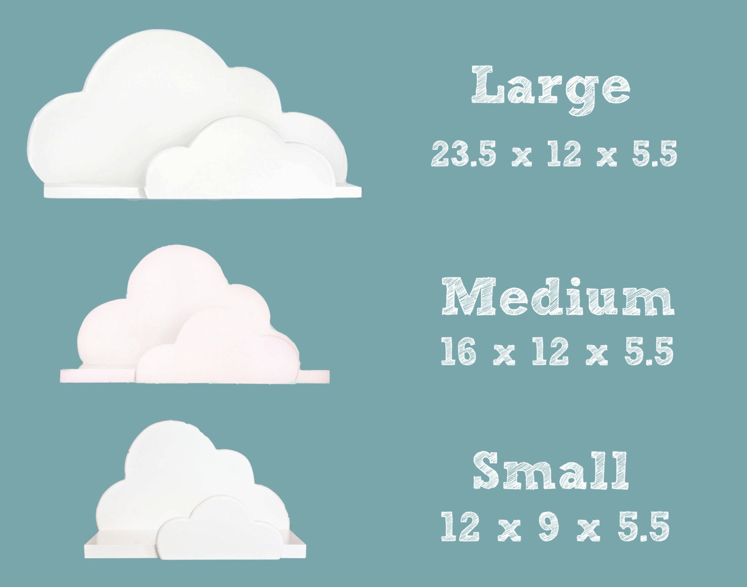 Cloud Wall Shelf - Large