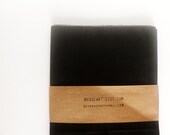 Black Kraft Chalkboard Gusseted Paper Bags - Set of 12 Bags