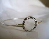 charmingLove - Gorgeous charm bracelet with hammered circle