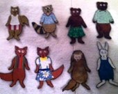Mary Wore Her Red Dress Flannel Felt Board Story