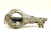 Skeleton Key Tie Clip, Steampunk Men's Tie Tack