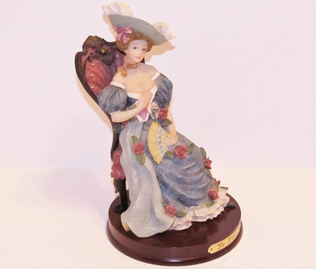 Beautiful Victorian Lady Figurine - Collectible or Home Decor