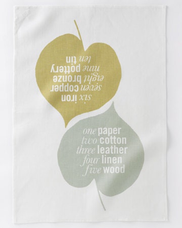 Linen Tea Towel - First Ten