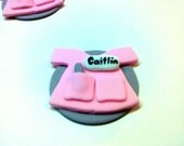 Nurse, Scrub Shirt, Edible Fondant Cupcake Top