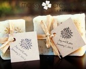 25 FULL sized Eco Friendly Bridal Favor Soaps Bridal Shower, Weddings, baby shower, DIY party favor