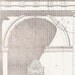 Doric Arcade with Pedestal Shadows Architecture Drawing, Vignola, Five Orders Art Print