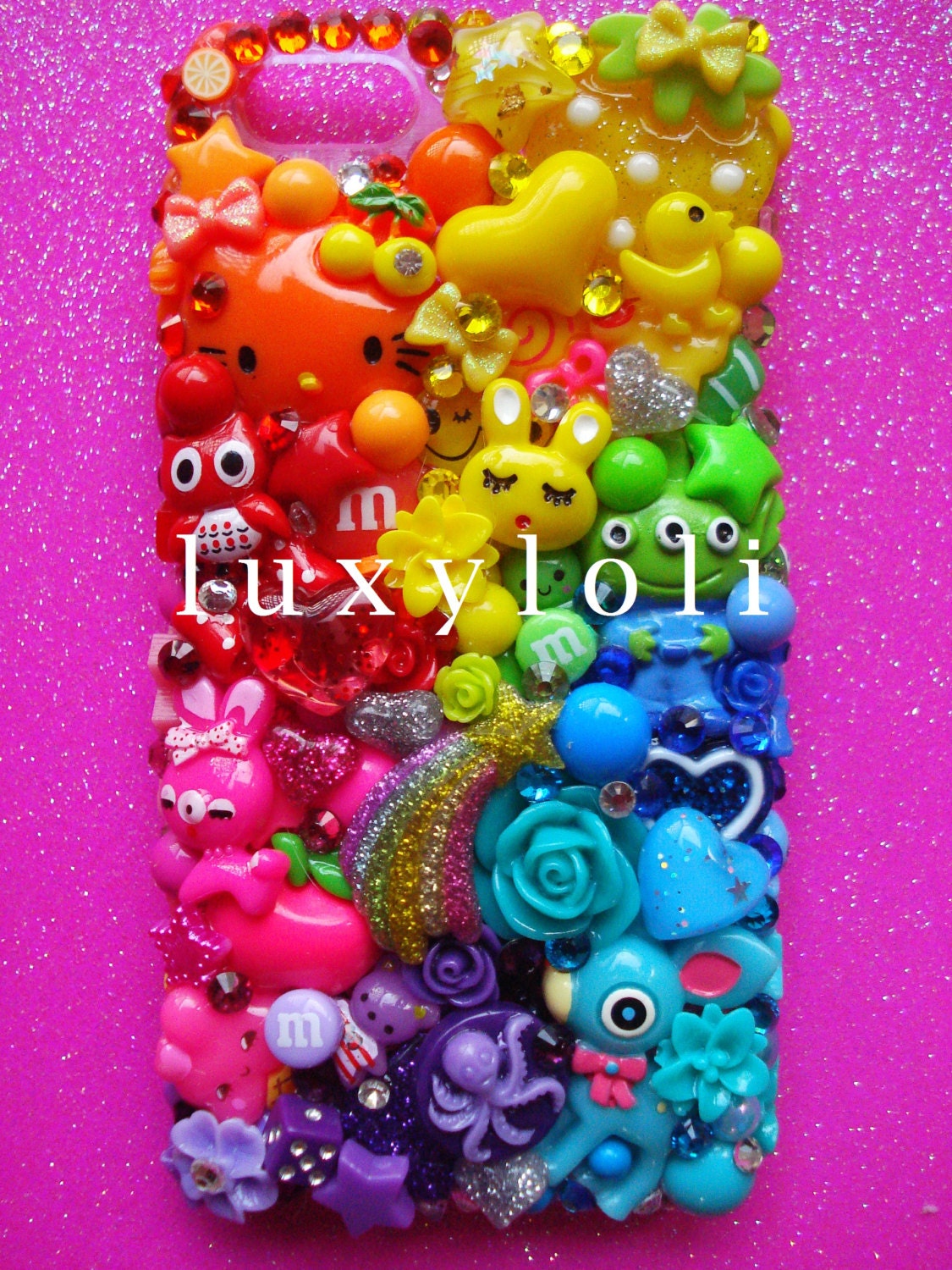 Rainbow Bright Decoden iPhone 5 Case