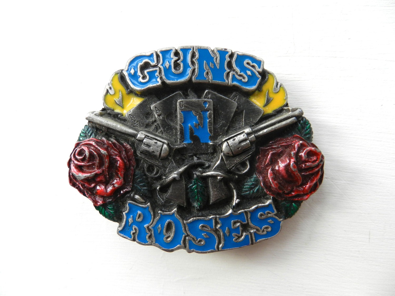 Guns N Roses Belt Buckle - Rock n Roll - Rock Band - Punk Rocker - Rockabilly