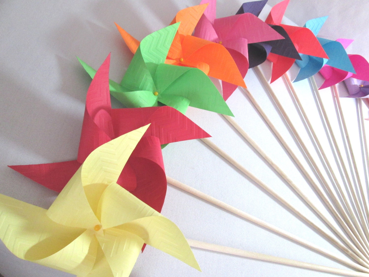 Pinwheels in Designer Style and Custom Made to Order for a birthday party baby shower bridal shower wedding or bat mitzvah