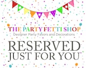Custom Reserve Order for Lauren Micek