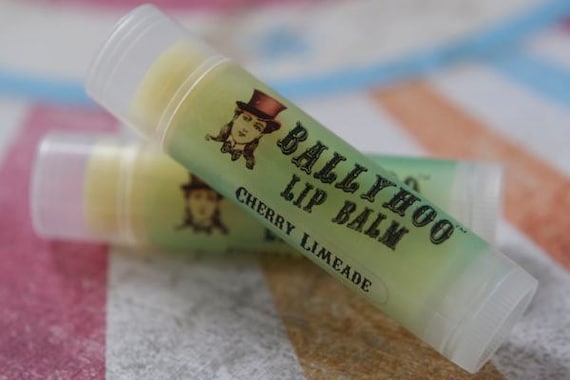 Cherry Limeade Lip Balm with beeswax, cocoa butter and jojoba oil
