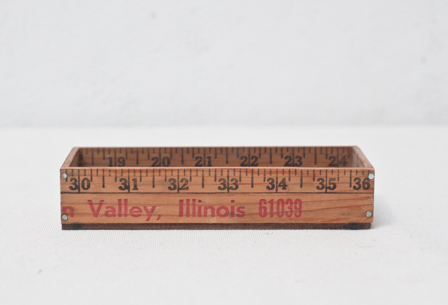 Pencil Drawer Organizer - Succulent Ruler Planter Box Container