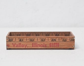 Pencil Drawer Organizer - Succulent Ruler Planter Box Container