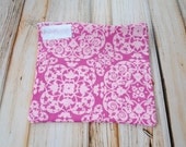 Reusable Snack Bag with zipper closure- Secret Garden