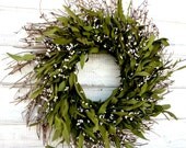 SCENTED EUCALYPTUS-Spring Door Wreath-Rustic Twig Wreath-Year Round Door Wreath-Rustic Wreath-Custom-Choose your Scent