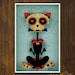 Chihuahua Dog Calaca - Sugar Skull Day of the Dead - PRINT of original illustration by Ganbatte - 9.1 in x 7.5 inch