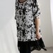 Spring shirt dress/ Cotton long t shirt/ Chiffon Side bat sleeve Bottoming shirt