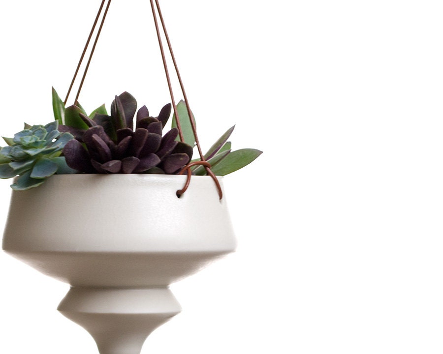 Hanging Planter - Small Handmade Ceramic Planter