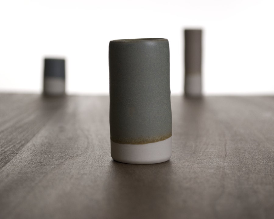 Ceramic Bud Vase - One Modern Handmade Porcelain Bud Vase