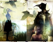 Digital illustration A3 size /"Voice of shades"/  Limited edition of 20 pieces