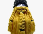 Viking - Dwarven Helmet with Beard - Made to Order