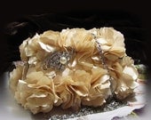 Wedding clutch, Ivory clutch, bridal clutch, bridal crystal evening bag, bridesmaid clutch, bridesmaid evening bag, purse, handbag