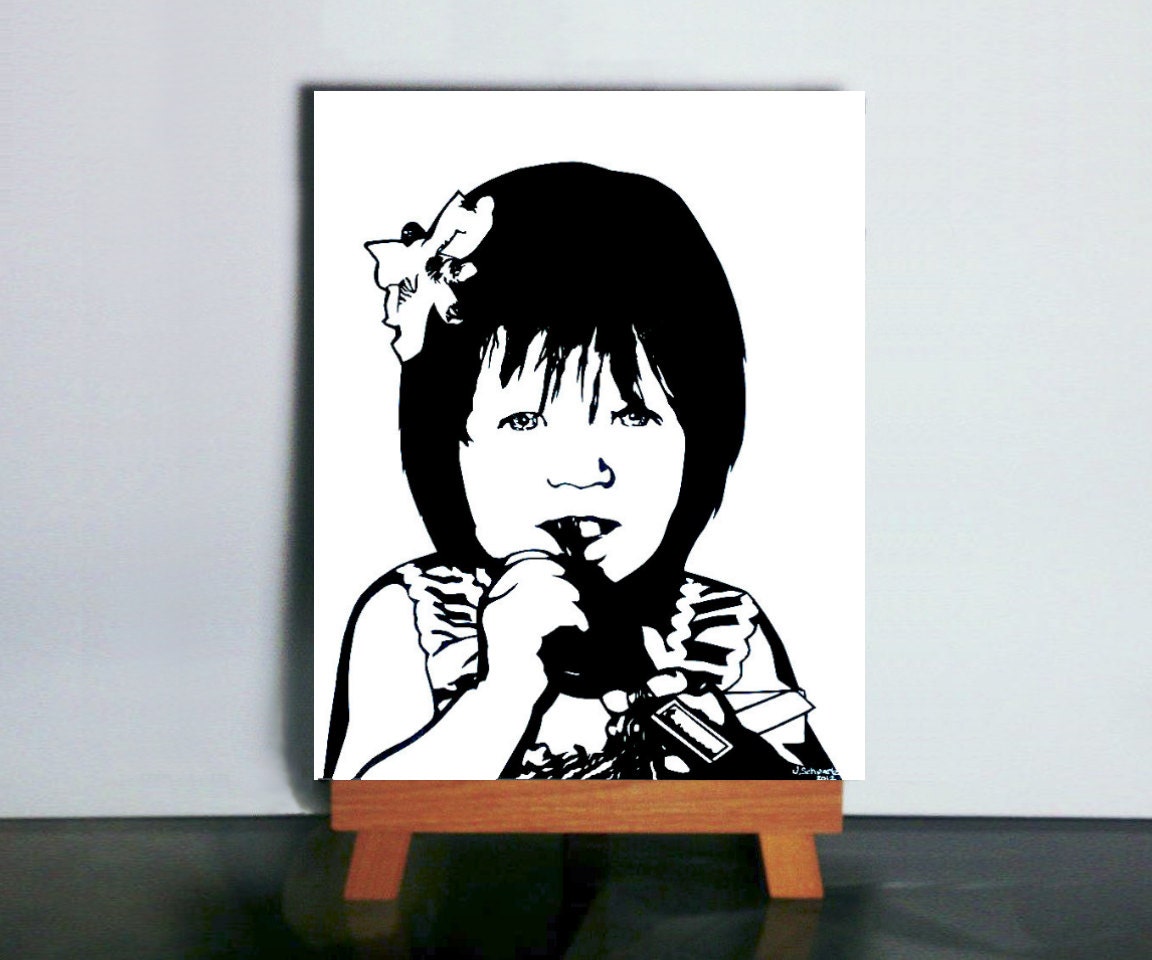 Custom Paper Cutting - Single Person Portrait - Detailed Paper Art, Custom Art, Custom Portrait, Custom Silhouette - Child Keepsake Art