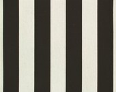 Black and White Stripe Home Decor Fabric