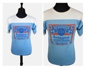 1970s/80s Budweiser Beer Jersey - Medium/Large