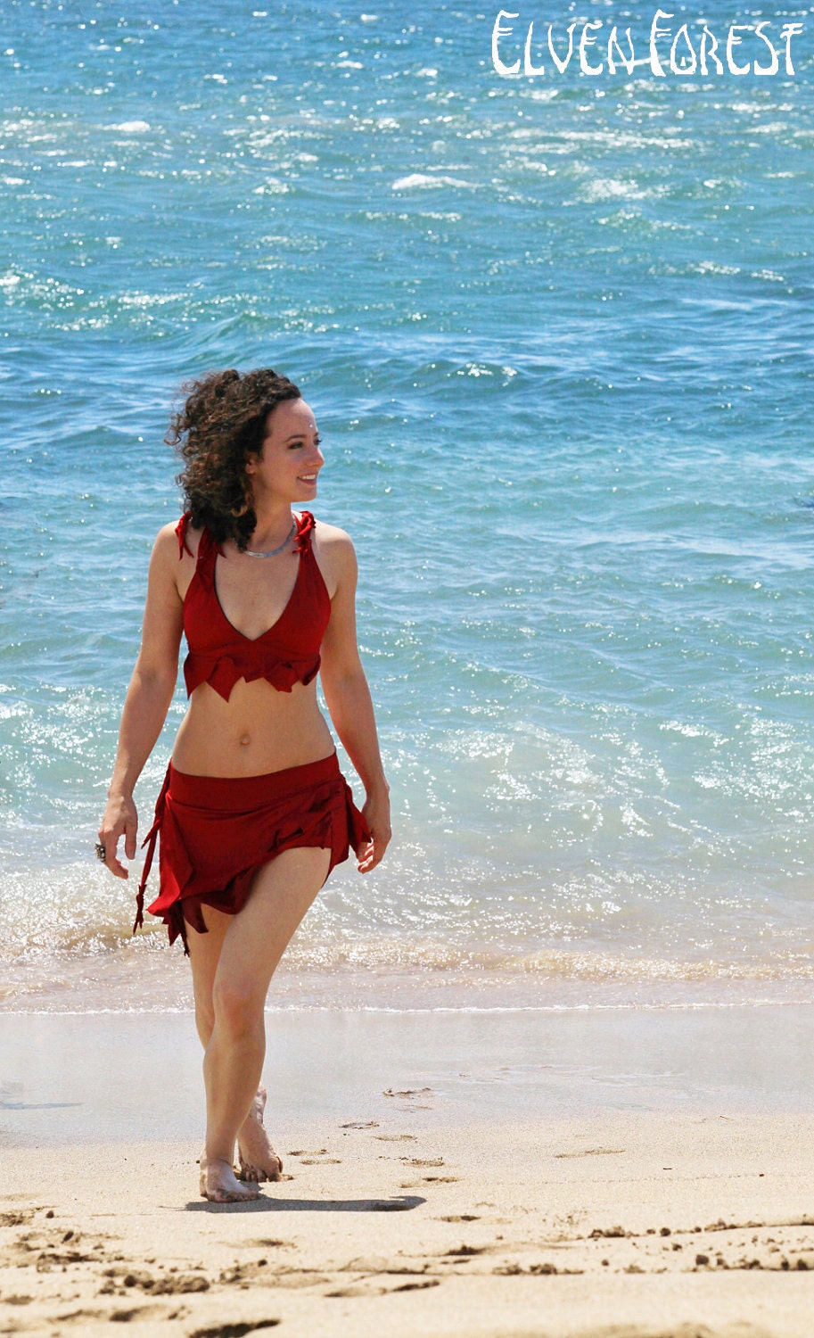 Isis Swimsuit - in Scarlet