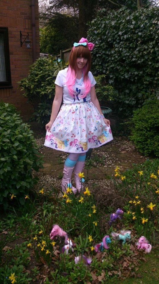 My Little Pony Lolita Skirt Made to order Size UK 8-12/ US 2-8