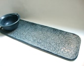 Denim Blue Lace Tray and Mouse Bowl in stock ready to ship