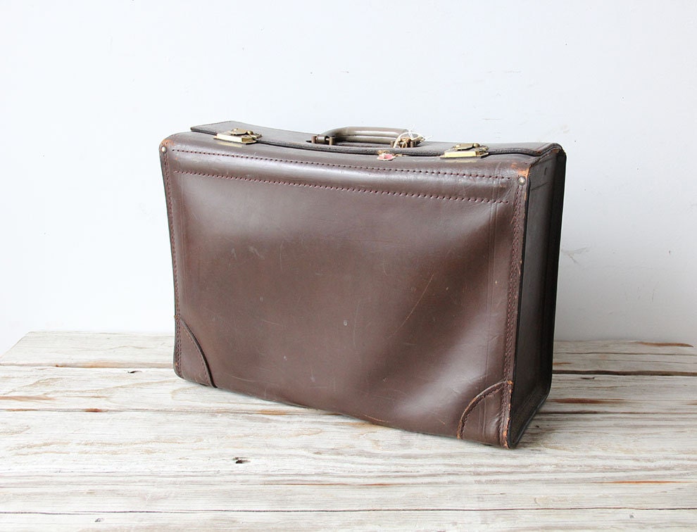 Large Soft All Leather Briefcase