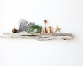 Extra Long Natural Driftwood Shelf - Perfect Mantle (4.25 Feet Long)