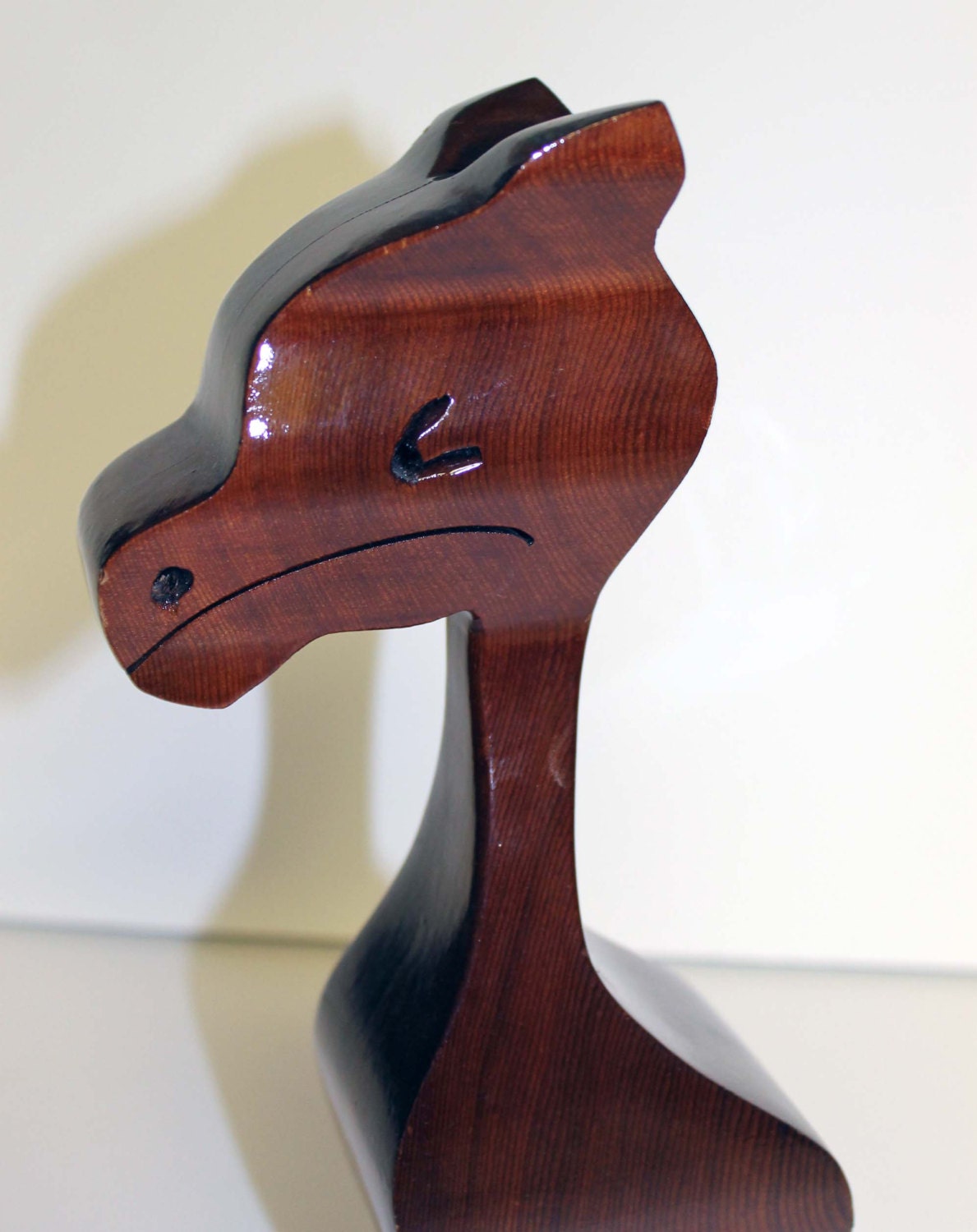 Wood Giraffe Figure