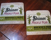 Shiner Prickly Pear Natural Stone Coasters