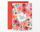 Floral Thank You card