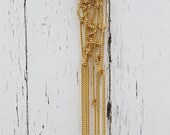 Solar Light Macrame Chain Necklace