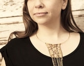 Celestial Chain Macrame Necklace