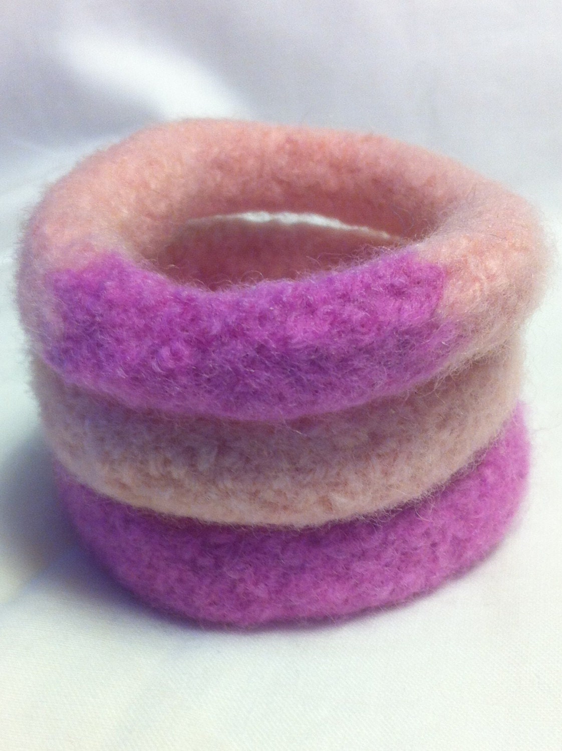 Felted Skinny Bracelets - Felted Bracelets - Crochet Bracelets - Teacher Gift - Ready to Ship