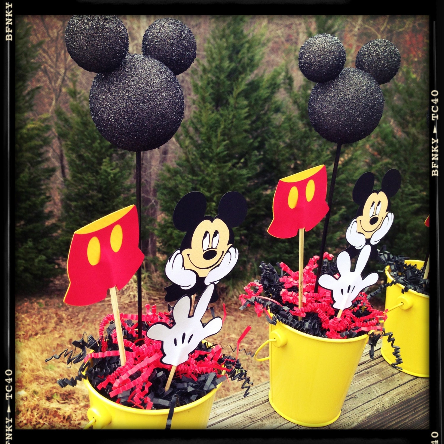 Mickey Mouse Birthday Decorations (Set of 4)