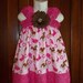 cowgirl outfit dress barnyard farm pink horse first Birthday party western hat boots Girl available in 3 6 9 12 18 24 months 2t 3t 4t 5 6