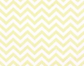 Beautiful Light Yellow and White Chevron Pattern Table Runner - 12 x 72"  Weddings, Showers, Parties, Home Decor Customizable