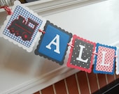 All Aboard Banner, Train Theme, Train Birthday Party, Choo Choo I'm 2, Train Banner, Red Black Royal Blue Il_170x135