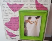 Personalized Wedding Frame 13 x 13 Customized Picture New Baby Aniversary  Aunt Grandma God Mother of the Bride