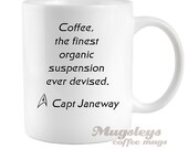 Star Trek Coffee Mug Captain Janeway quote Voyager geekery gifts