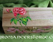 Personalized Garden Decoupage Wooden Trinket Box